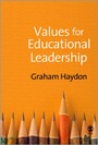 Cover: Values for Educational Leadership - SAGE Publications Inc