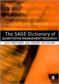 Cover: The SAGE Dictionary of Quantitative Management Research - SAGE Publications Inc