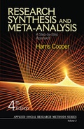 Cover: Research Synthesis and Meta-Analysis - SAGE Publications Inc