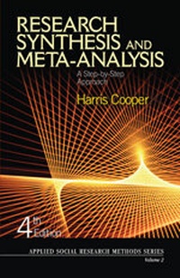 Enlarge image Cover: Research Synthesis and Meta-Analysis - SAGE Publications Inc