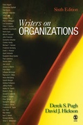 Cover: Writers on Organizations - SAGE Publications Ltd