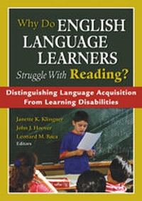 Enlarge image Cover: Why Do English Language Learners Struggle With Reading? - Corwin Press Inc