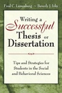 Cover: Writing a Successful Thesis or Dissertation - Corwin Press Inc
