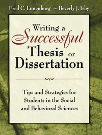 Enlarge image Cover: Writing a Successful Thesis or Dissertation - Corwin Press Inc