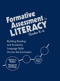 Cover: Formative Assessment for Literacy, Grades K-6 - Corwin Press Inc