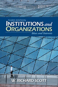 Enlarge image Cover: Institutions and Organizations - SAGE Publications Inc