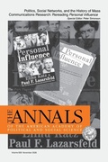 Cover: Politics, Social Networks, and the History of Mass Communications Research: Rereading Personal Influence - SAGE Publications Inc