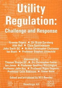 Enlarge image Cover: Utility Regulation - Institute of Economic Affairs
