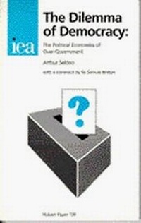 Enlarge image Cover: The Dilemma of Democracy - Institute of Economic Affairs