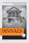 Cover: The Politics of Consumption / The Consumption of Politics - SAGE Publications Inc