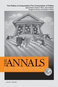 Cover: The Politics of Consumption / The Consumption of Politics - SAGE Publications Inc