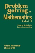 Cover: Problem Solving in Mathematics, Grades 3-6 - Corwin Press Inc