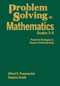Cover: Problem Solving in Mathematics, Grades 3-6 - Corwin Press Inc