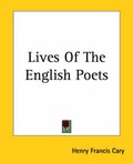 Cover: Lives Of The English Poets - Kessinger Publishing Co