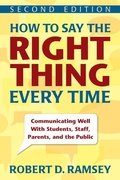 Cover: How to Say the Right Thing Every Time - Corwin Press Inc