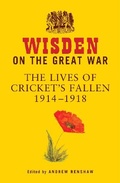 Cover: Wisden on the Great War - Wisden