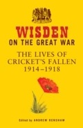 Cover: Wisden on the Great War - Wisden