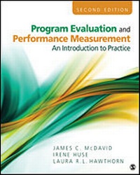 Enlarge image Cover: Program Evaluation and Performance Measurement - SAGE Publications Inc