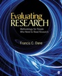 Cover: Evaluating Research - SAGE Publications Inc