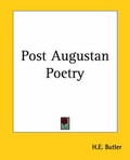 Cover: Post Augustan Poetry - Kessinger Publishing Co