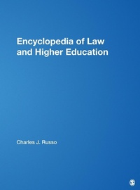 Abbildung von: Encyclopedia of Law and Higher Education - SAGE Publications Inc