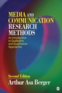 Cover: Media and Communication Research Methods - SAGE Publications Inc