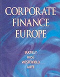 Cover: Corporate Finance (European) - Irwin Professional Publishing