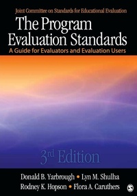 Enlarge image Cover: The Program Evaluation Standards - SAGE Publications Inc