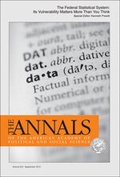 Cover: The Federal Statistical System: Its Vulnerability Matters More Than You Think - SAGE Publications Inc