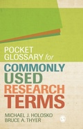 Cover: Pocket Glossary for Commonly Used Research Terms - SAGE Publications Inc