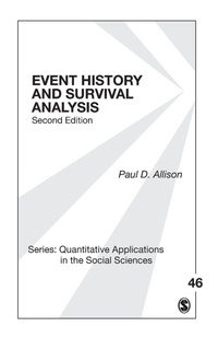 Enlarge image Cover: Event History and Survival Analysis - SAGE Publications Inc