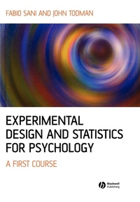 Enlarge image Cover: Experimental Design and Statistics for Psychology - Wiley