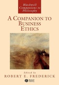 Cover: A Companion to Business Ethics - Wiley
