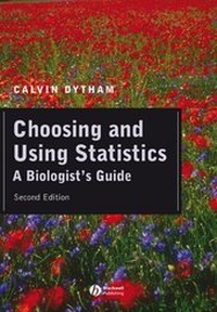 Enlarge image Cover: Choosing and Using Statistics - Blackwell Science Ltd