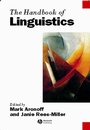 Cover: The Handbook of Linguistics - Wiley