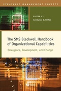 Cover: The SMS Blackwell Handbook of Organizational Capabilities - Wiley