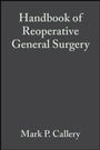 Cover: Handbook of Reoperative General Surgery - Wiley