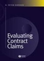 Cover: Evaluating Contract Claims - Wiley-Blackwell
