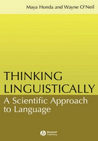 Enlarge image Cover: Thinking Linguistically - Wiley