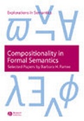 Cover: Compositionality in Formal Semantics - Wiley-Blackwell