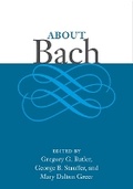 Cover: About Bach - University of Illinois Press