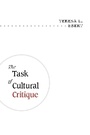 Cover: The Task of Cultural Critique - University of Illinois Press