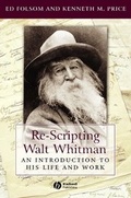 Cover: Re-scripting Walt Whitman - Wiley-Blackwell