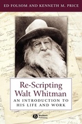 Cover: Re-Scripting Walt Whitman - Wiley