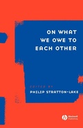 Cover: On What We Owe to Each Other - Wiley