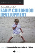 Cover: The Blackwell Handbook of Early Childhood Development - Wiley