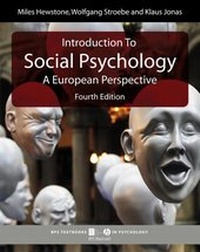 Enlarge image Cover: Introduction to Social Psychology - Wiley