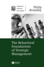Cover: The Behavioral Foundations of Strategic Management - Wiley