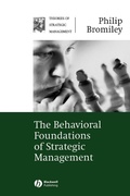 Cover: The Behavioral Foundations of Strategic Management - Wiley