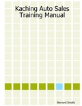 Bild: Kaching Auto Sales Training Manual - Lulu.com